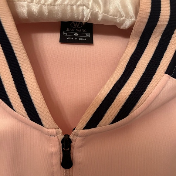 Pinkish peach and navy Blue Track Suit - Picture 4 of 9